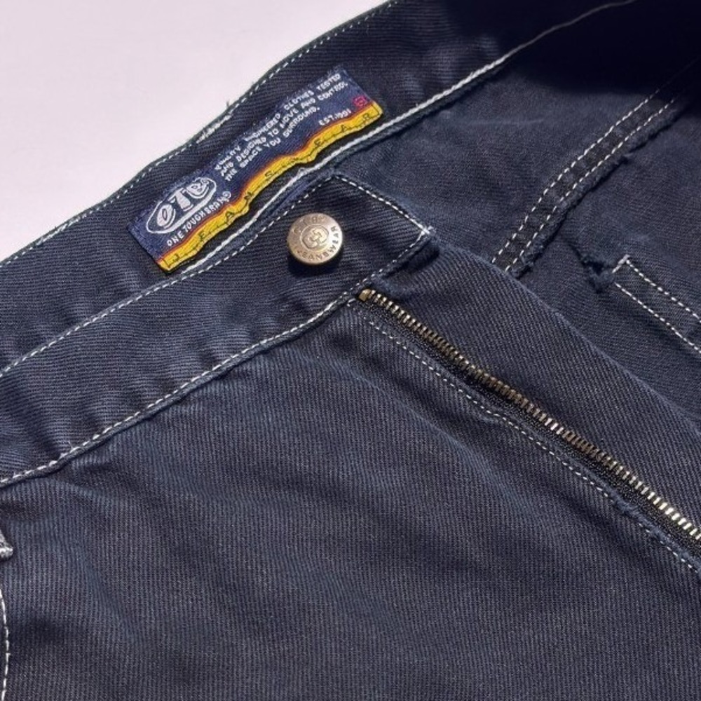 Vintage OTB Denim Jean Shorts Mens 36 Baggy Fit Jorts Black Skate Y2K 90s‎ - Picture 6 of 8